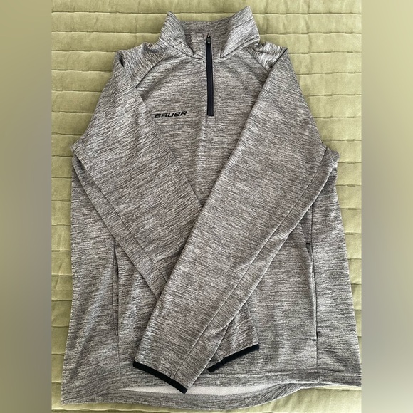 Bauer Other - Bauer Heather Gray Vapor Fleece 1/4 Pullover, Men’s Large